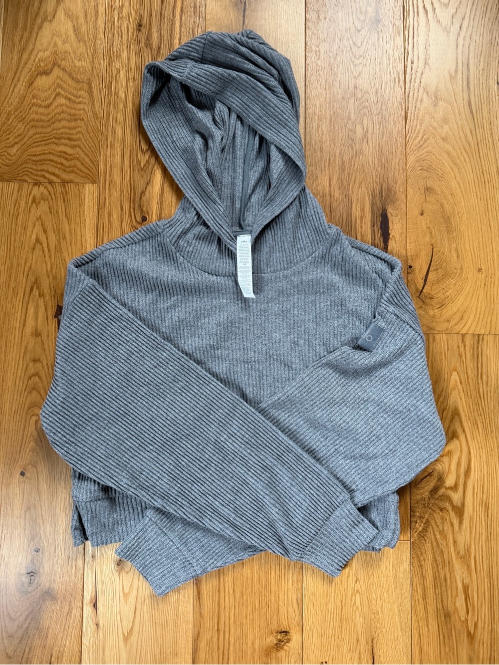 ALO Yoga Muse Hoodie (Heathered Gray)
